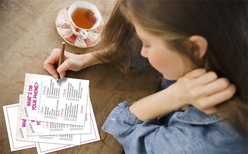 بطاقات ألعاب عيد الميلاد من ديسفوكو - لعبة حفلة عيد ميلاد المراهقين - 30 بطاقة - مجموعة بطاقات ألعاب عيد الميلاد - (birth09) - Image 3